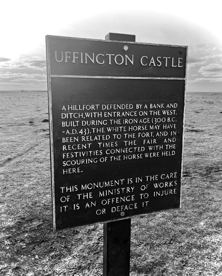 Uffington Castle Sign