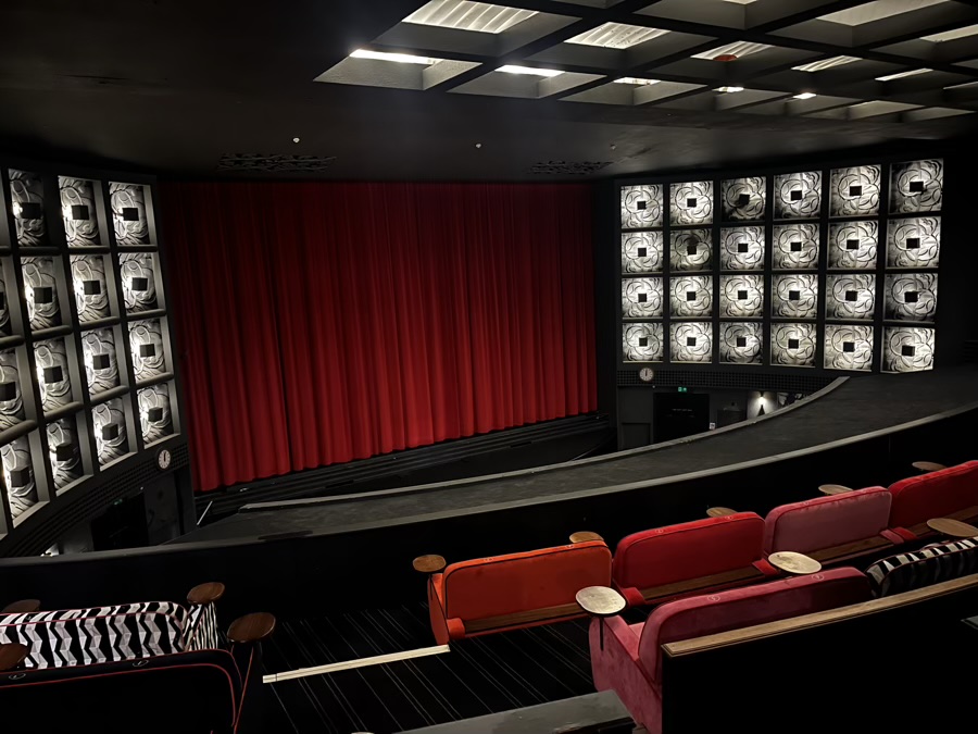 Inside the cinema